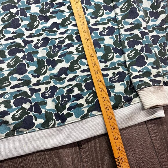 Bape ABC Camo Shark Full Zip Hoodie Blue Camo Medium Rare - Picture 12 of 13
